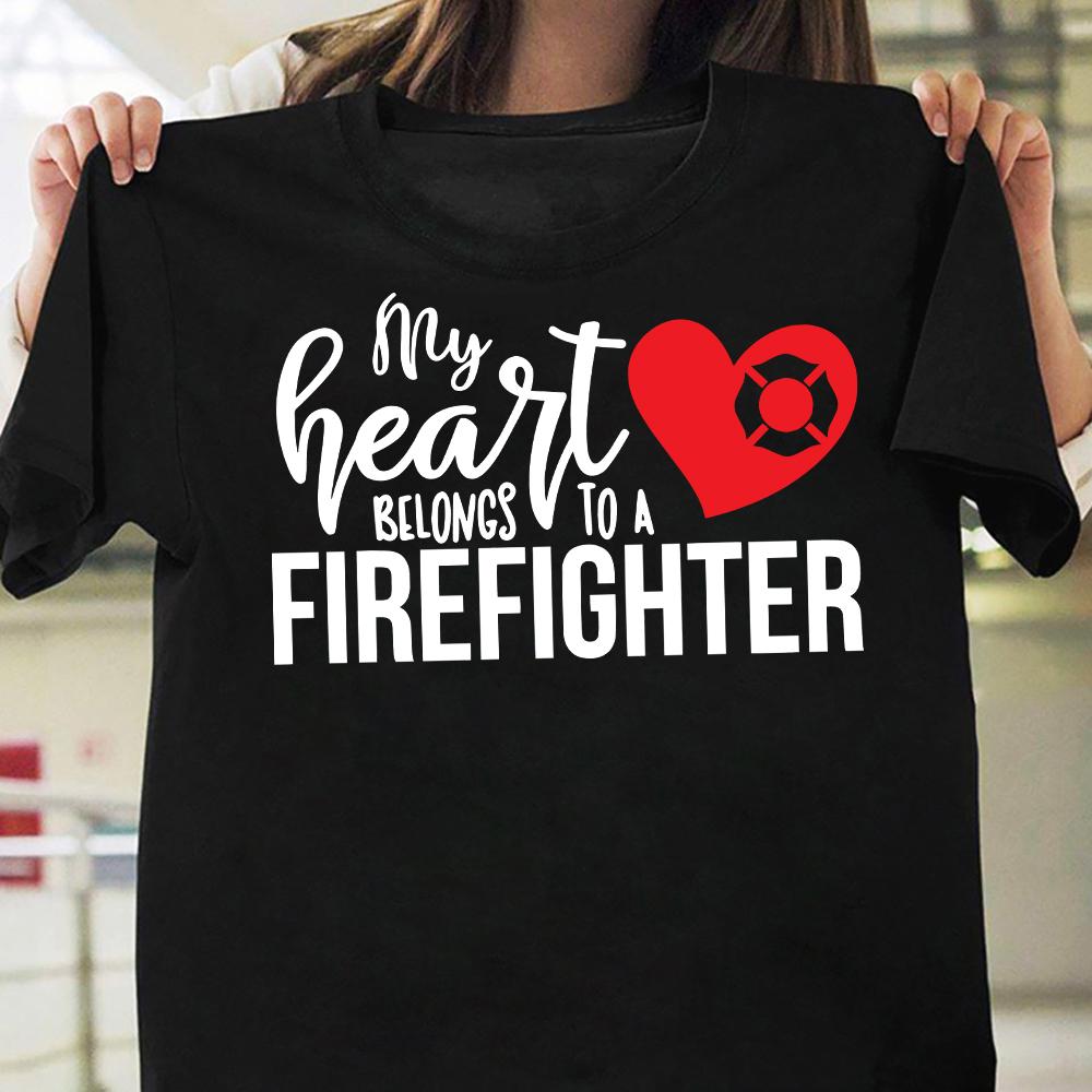 PresentsPrints, Firefighter Wife T-Shirt