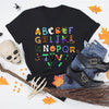 PresentsPrints, Teacher Halloween Alphabet T-Shirt