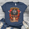 PresentsPrints, Firefighter Skull T-Shirt