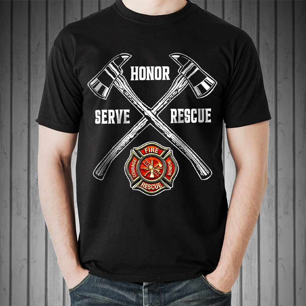 PresentsPrints, Honor Firefighter ACAA1310009Z T-Shirt