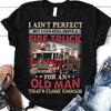 PresentsPrints, Firefighter Retired Fire Truck T-Shirt