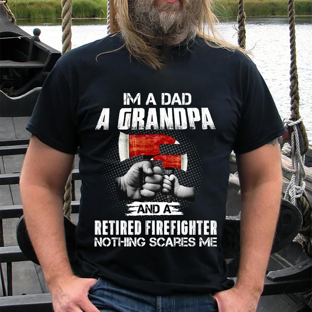 PresentsPrints, Grandpa Firefighter T-Shirt