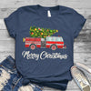 PresentsPrints, Firefighter Fire Truck Christmas T-Shirt