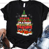 PresentsPrints, Dear Santa Im A Good Teacher I Just cuss a Lot  Teacher Christmas T-Shirt