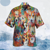 Corgi Colorful Hawaiian Shirt Aloha Hawaii Shirt For Summer