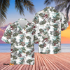 US Army Hughes OH Aloha Hawaiian Hawaii Shirt For Summer