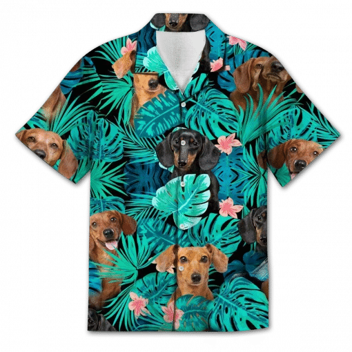 Dogs Tropical Hawaiian Shirt Aloha Hawaii Shirt For Summer