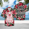 Cute Pig This Is My Hawaiian Shirt Aloha Hawaii Shirt For Summer