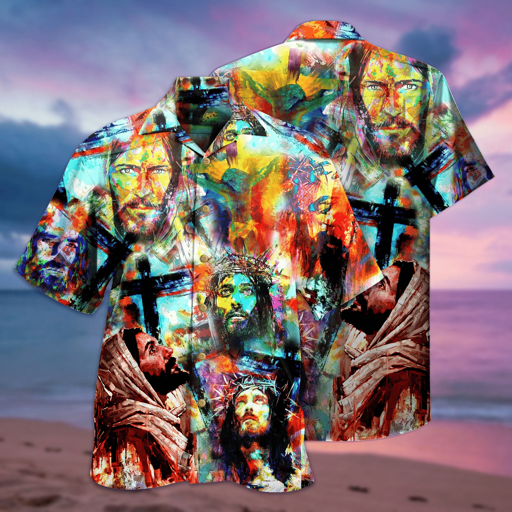 In The Name Of Jesus Hawaiian Shirt, Aloha Shirt For Summer