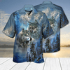 Wolf Couple Hawaiian Shirt, Aloha Shirt For Summer