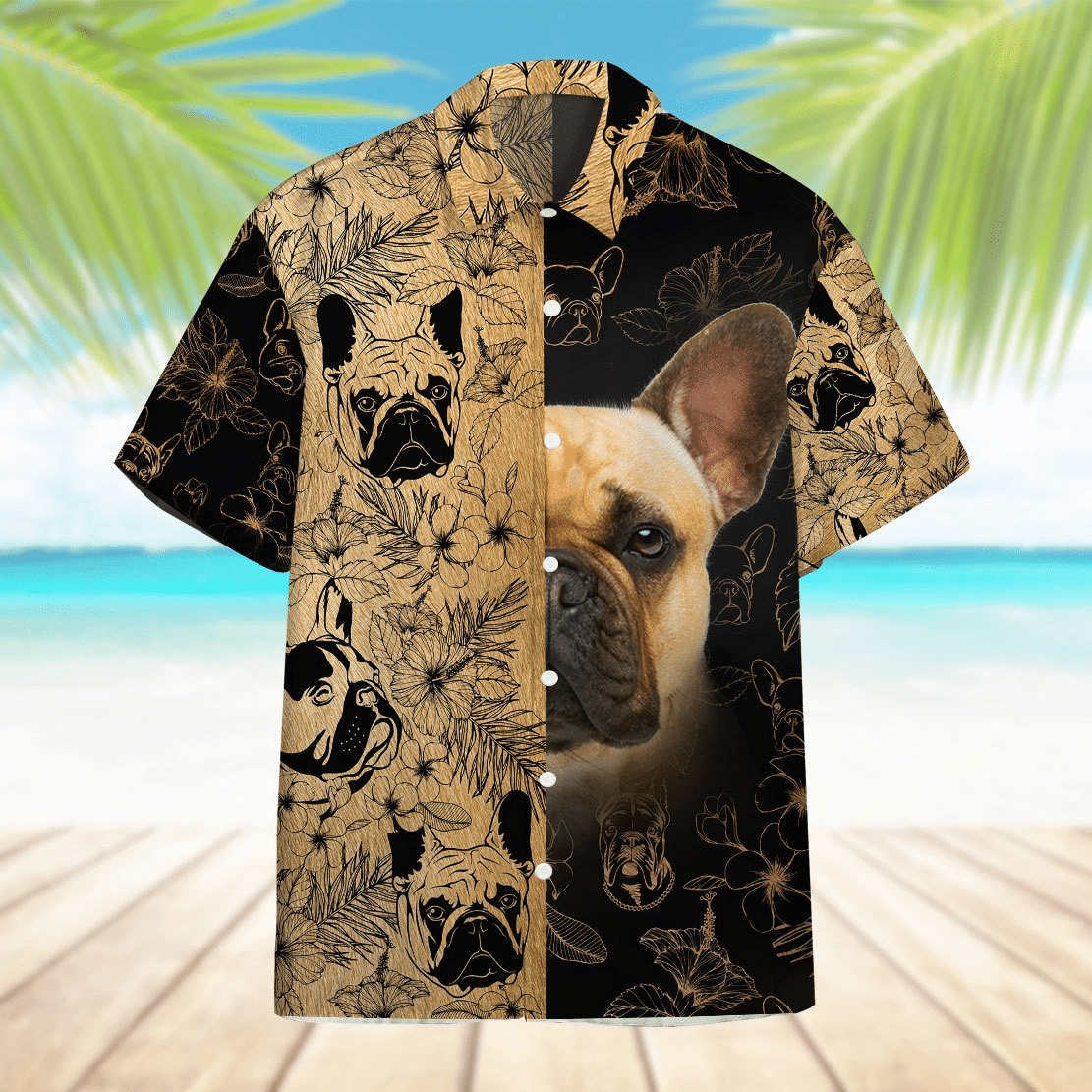 French Bulldog Hawaiian Shirt, Aloha Shirt For Summer