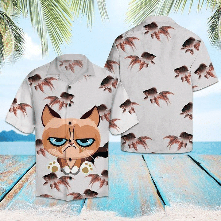 Amazing Cat Hawaiian Shirt, Aloha Shirt For Summer