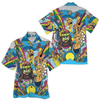 Guitar Hippie Hawaiian Shirt, Aloha Shirt For Summer