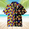 Rubik 3D Hawaiian Shirt, Aloha Shirt For Summer