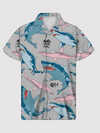 Shark Hawaiian Shirt, Aloha Shirt For Summer