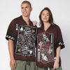 3D King Skull Heart Couple Custom nAME Short Sleeve Shirt Aloha Shirt For Summer Unisex Hawaiian Shirts Hawaii Shirt