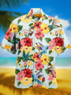 Flowers Hawaiian Shirt, Aloha Shirt For Summer