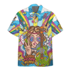Aloha Shirt For Summer, Hippie Woman With Guitar Custom Hawaii Shirt