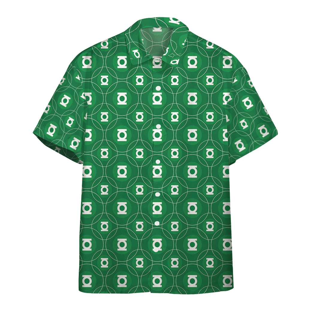 QT204248Lb Hawaiian Shirt, Aloha Shirt For SummerGreen Lantern Custom Hawaii Shirt