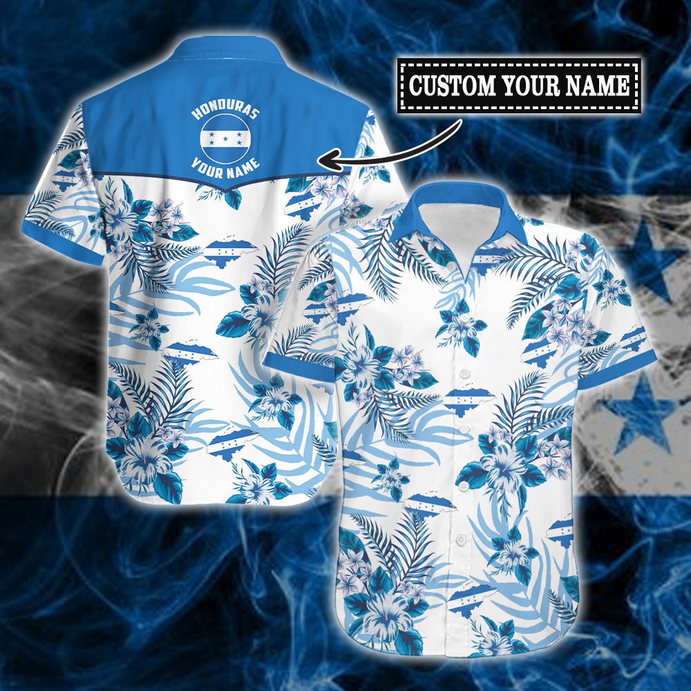 Honduras Proud Hawaiian Customized Shirt Aloha Shirt For Summer