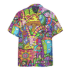 3D World Of Goats Hippie Custom Short Sleeve Shirt