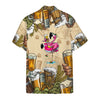 Hawaiian Shirt, Aloha Shirt For SummerFlamingo and Beer Custom Hawaii Shirt