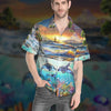 3D Paradise Bay Marine Life Custom Short Sleeve Shirt