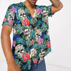 Hawaiian Shirt, Aloha Shirt For SummerSkull Lover Tattoo Pattern Custom Hawaii Shirt