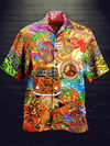 Hippie Halloween Hawaiian Shirt, Aloha Shirt For Summer