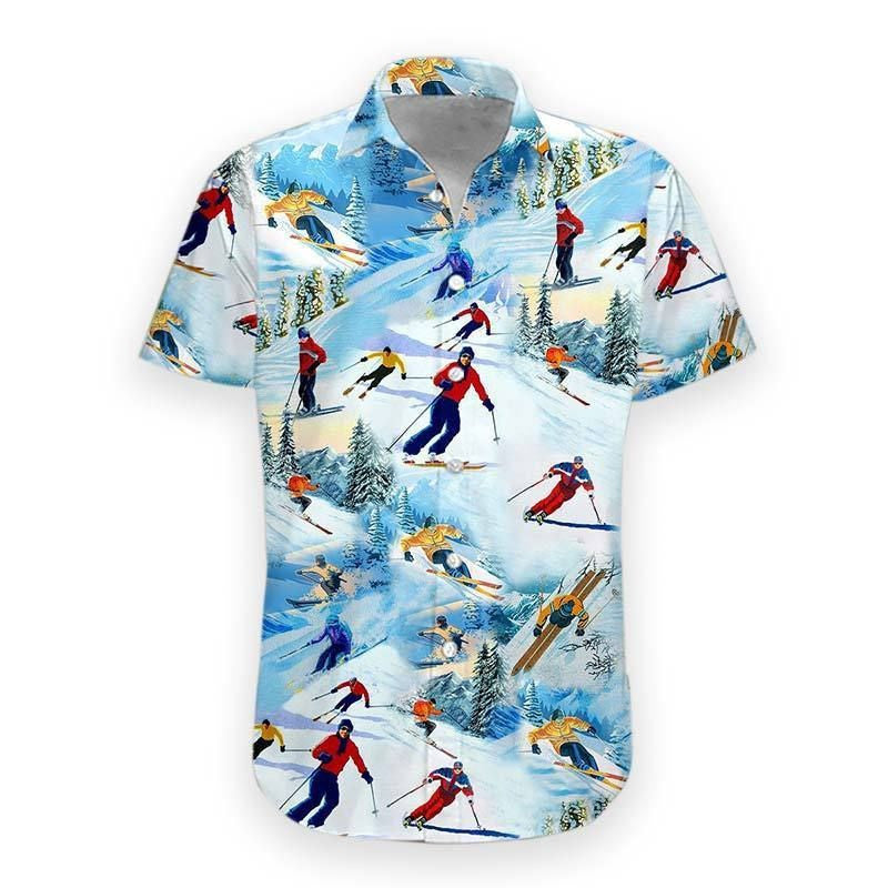 Hawaiian Shirt, Aloha Shirt For SummerSkiing Hawaii Shirt QT205340Lb