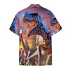 Hawaiian Shirt, Aloha Shirt For SummerT Rex Attack Custom Hawaii Shirt