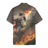 3D George Washington Stunner Custom Short Sleeve Shirt