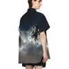 3D Ben Franklin vs. Zeus Custom Short Sleeve Shirt