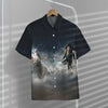 3D Ben Franklin vs. Zeus Custom Short Sleeve Shirt