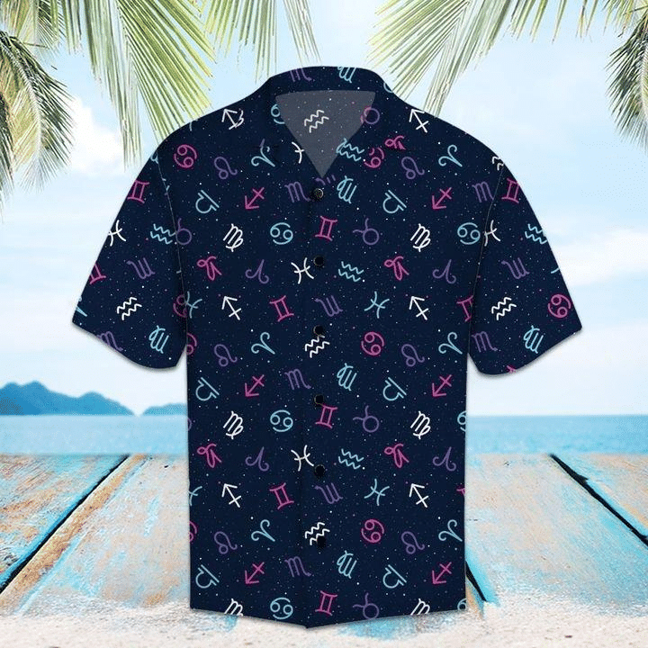 Zodiac Hawaiian Shirt, Aloha Shirt For Summer