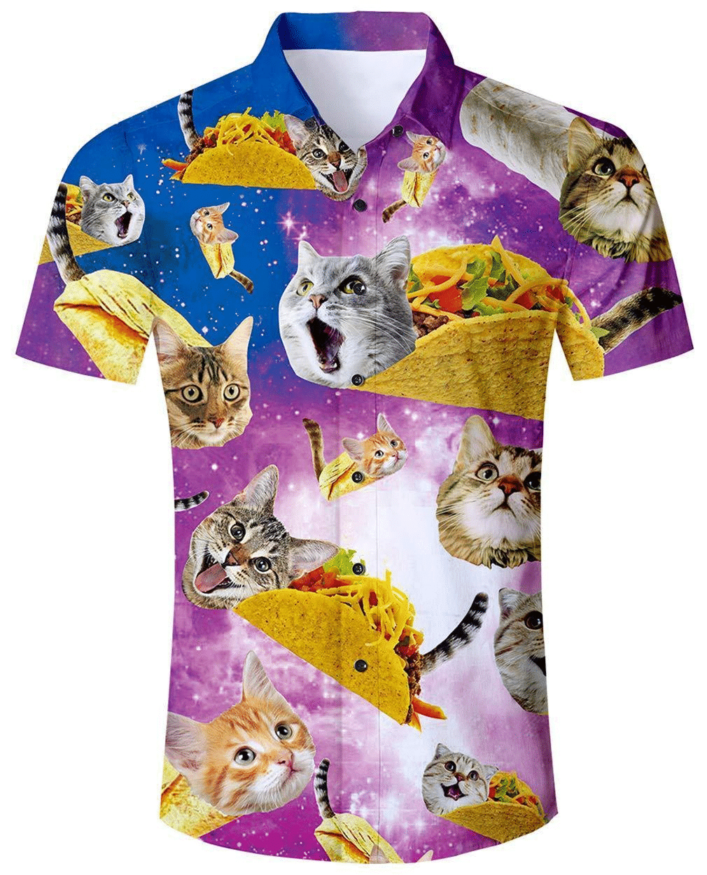 Taco Cat Hawaiian Shirt, Aloha Shirt For Summer PNZ107223