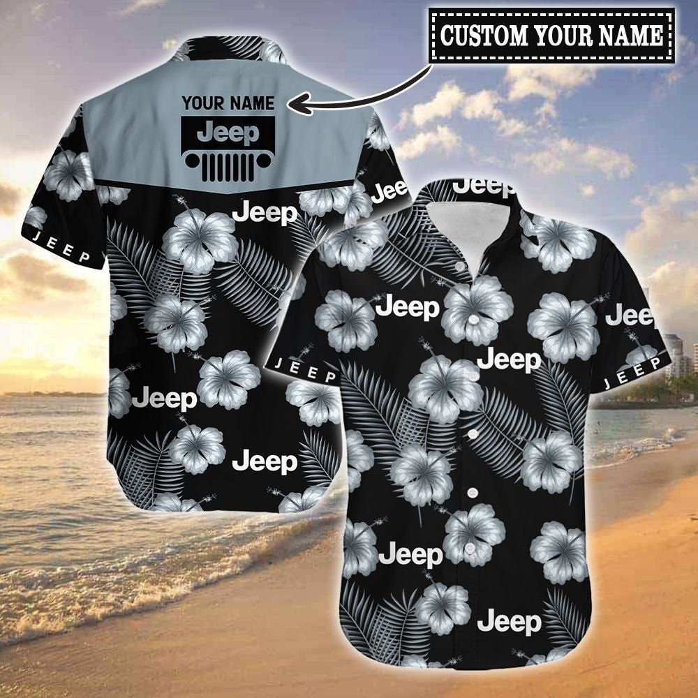 Jeep Hawaiian Customized Shirt Aloha Shirt For Summer