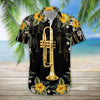 Hawaiian Shirt, Aloha Shirt For SummerTrumpet Hawaii Shirt