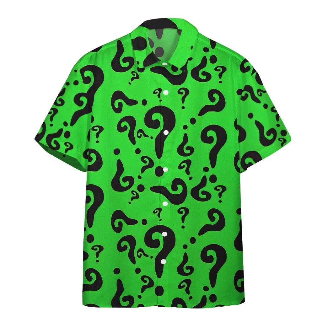 Hawaiian Shirt, Aloha Shirt For SummerBatman The Riddler Custom Hawaii Shirt QT203075Za