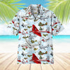Gearhuman 3D Aircraft Pattern Hawaiian Shirt, Aloha Shirt For Summer