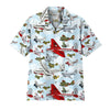 Gearhuman 3D Aircraft Pattern Hawaiian Shirt, Aloha Shirt For Summer