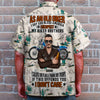 Personalized Drinking Biker Hawaiian Shirt - As An Old Biker I Say God Bless America With Beer