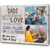 PresentsPrints, Personalized Canvas for Dad, You&#39;re The Dad Everyone Wishes They Had, Unique gifts ideas for Father&#39;s day