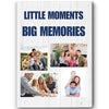 PresentsPrints, Family Photo Collage Canvas, Little Moments Big Memories Family Canvas, Unique gifts ideas for Father&#39;s day