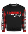 PresentsPrints, Firefighter Wife, The Few The Proud Full Printed 3D Hoodies