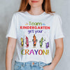 PresentsPrints, Team 3rd grade get your Crayon - Teacher Tshirt