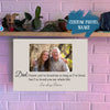 PresentsPrints, I Loved You, My Whole Life Daddy Photo Wall Art, Personalized Dad Canvas