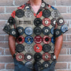 Gym Hawaiian Shirt - Custom Name - Barbell Pattern