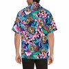 Custom Name Vintage Flower Hawaiian Shirts Casual Men&#39;s Summer Shirts Personalized Funny Vacation Party