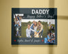 PresentsPrints, Happy Father&#39;s Day Custom Photo Collage Canvas, Gift for Daddy Personalized